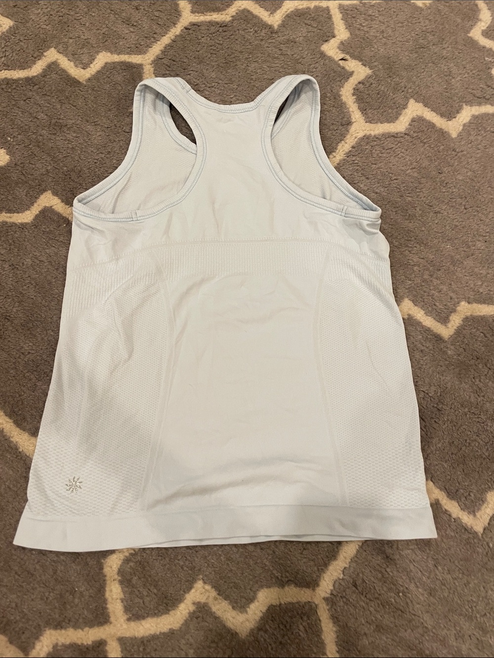 Athleta Girls Ice Blue Racerback Performance Tank Top